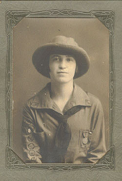Fay Gunn in uniform