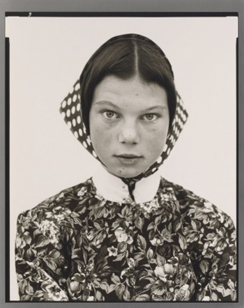 Freida Kleinsasser, Thirteen Year Old, Hutterite Colony, Harlowton, Montana, 6/23/83, 1983