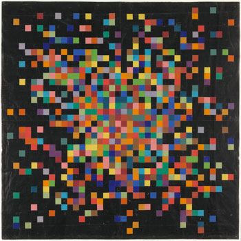 Spectrum Colors Arranged by Chance IV (detail), 1951
