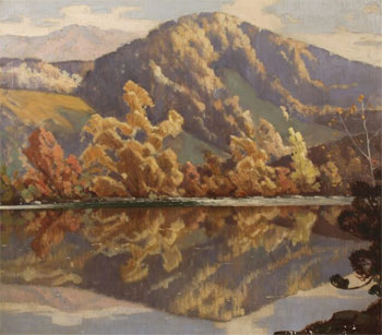 Mirrored Mountain, not dated