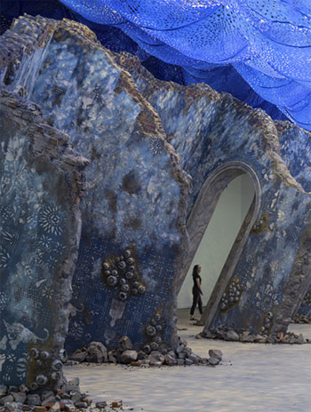 To breathe full and free: a declaration, a re-visioning, a correction (19°36'16.9"N 72°13'07.0"W, 42° 21'48.762" N 71°1'59.628" W) (detail), 2021