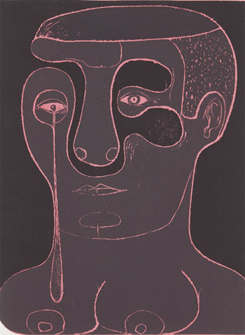 Untitled (Girl with a Tear), 2021