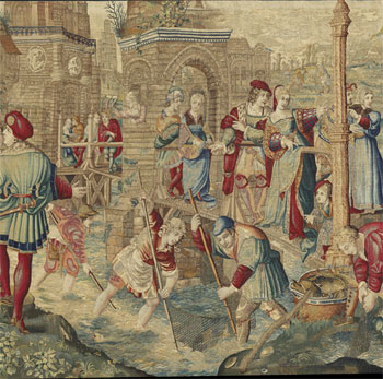 Four Seasons: Spring: Fishing Scene, designed c. 1535,