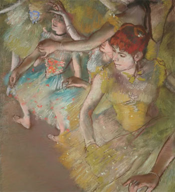 Ballet Dancers on the Stage, 1883