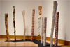 Cntemporary Aboriginal Australian Memorial Poles from the Debra and Dennis Scholl Collection