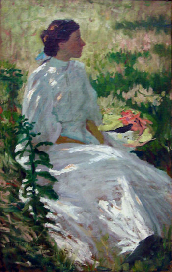 A Study in White, c. 1900