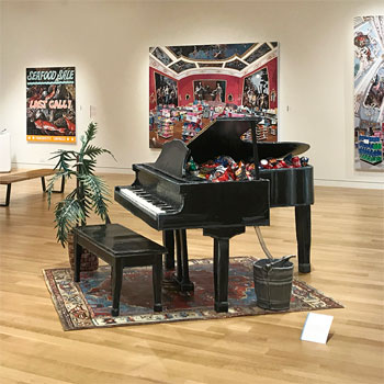 Baby Grand: Piano, Bench, Rug, Plant, Bucket, 2006
