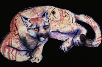 detail of Felis Forever #1, 2002