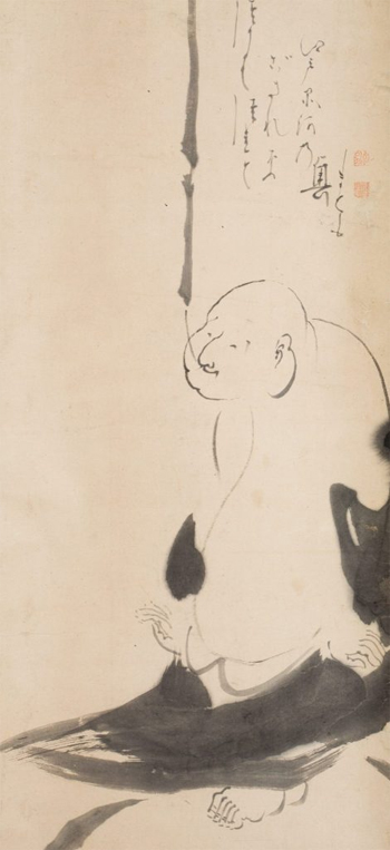 Hotei in the Guise of a Street Performer, mid-18th c.
