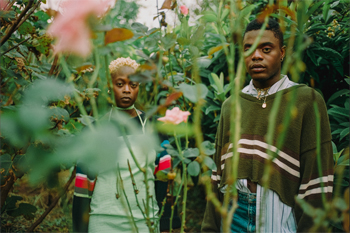 Fen and Jake in Their Garden, 2018