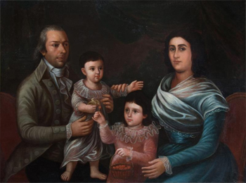 Don Antonio Mendez (1750-1829) and His Family, 1795