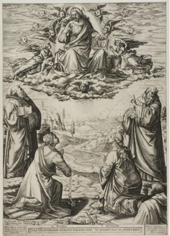 Christ in Glory among Four Saints, 1583