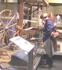weaving and the quilting