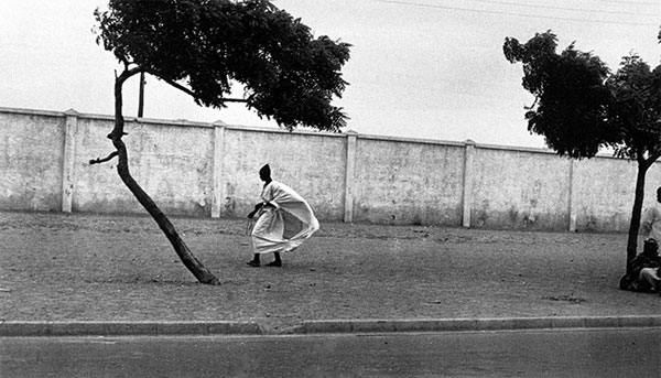 Dakar Roadside with Figures, 1972